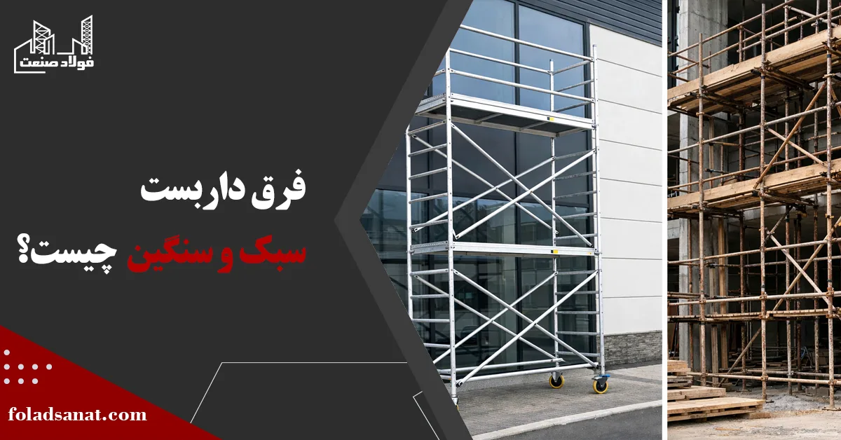 فرق داربست سبک و سنگین چیست؟